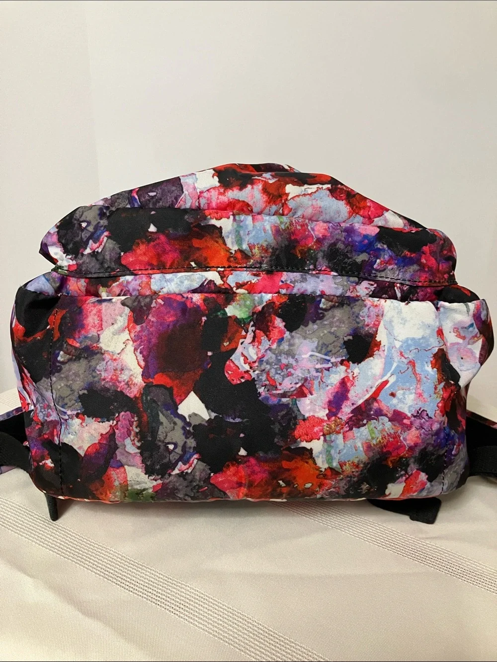 Kipling Seoul Backpack 27L Abstract Watercolors Print Multi - Picture 8 of 10